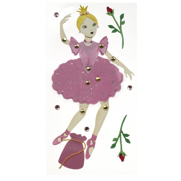 Jolee's Boutique Poseable Ballerina Dimensional Sticker - Picture 5 of 11